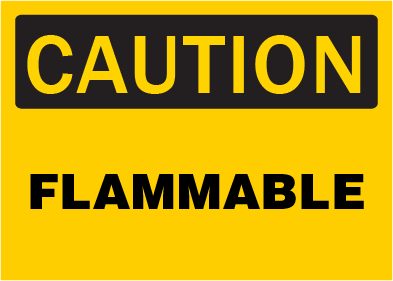 Caution - Flammable