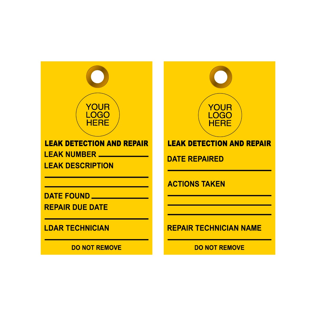 Custom Leak Detection and Repair Safety Tag