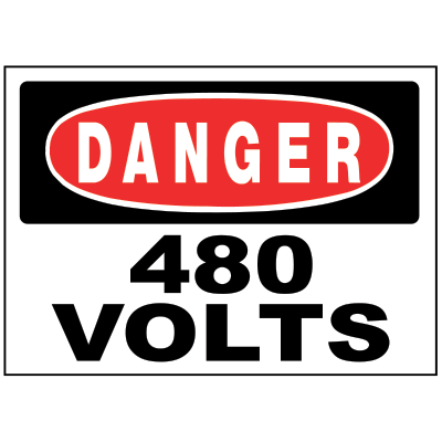 Danger - 480 Volts
