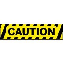 Caution Strip Floor Graphic