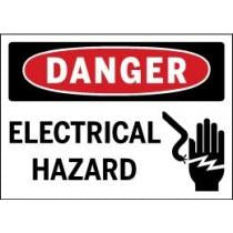 Danger - Electrical Hazard with Graphic