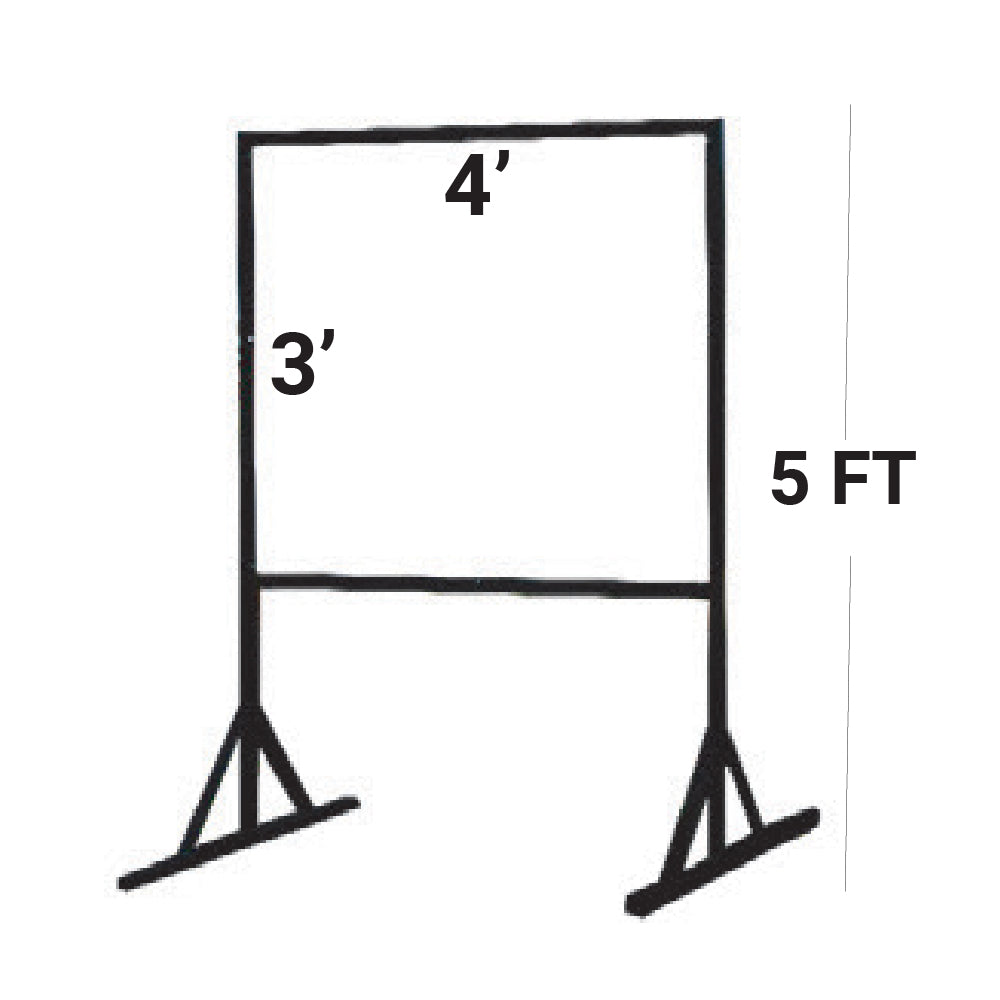 Commercial Heavy-Duty Portable Sign Frame