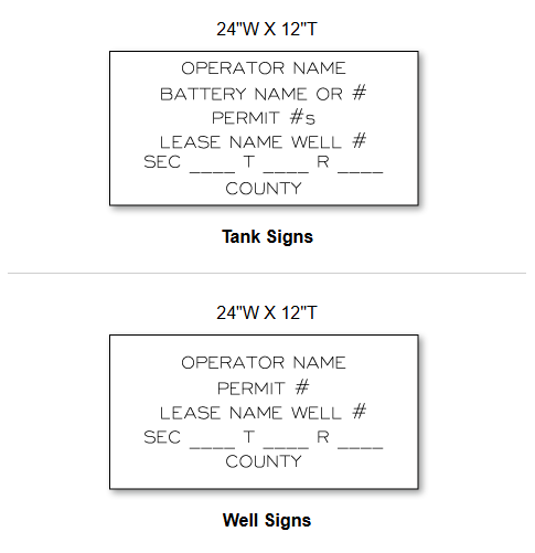 Alabama - Oilfield Lease Sign Requirements