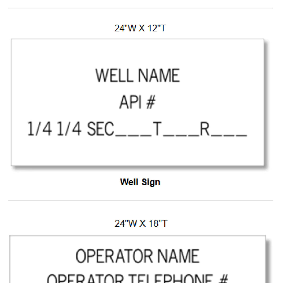 Colorado - Oilfield Lease Sign Requirements – Century Graphics & Sign