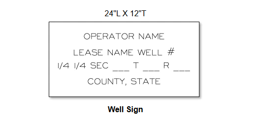 Montana - Oilfield Lease Sign Requirements