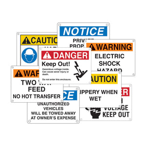ANSI Signs