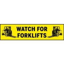 Watch For Forklifts Floor Graphic