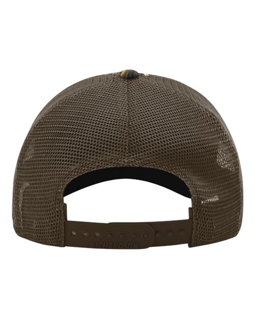 Garment Washed Printed Trucker Cap