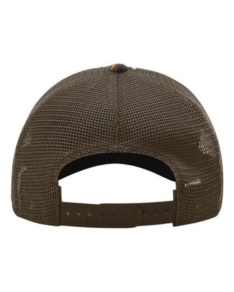Garment Washed Printed Trucker Cap