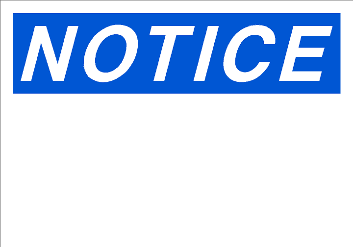 Notice - Custom