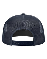 Wool Blend Flat Bill Trucker Cap