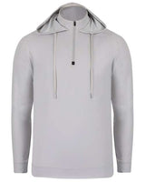 Unisex Vandyke Quarter-Zip Hooded Pullover