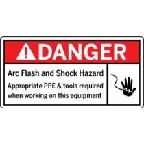 Danger - Arc Flash and Shock Hazard