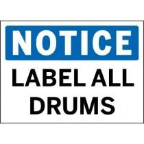 Notice - Label All Drums