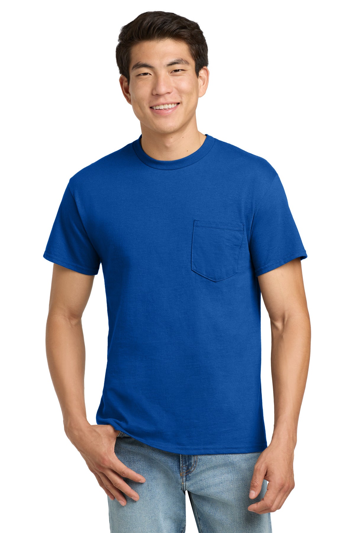 Gildan Ultra Cotton 100% US Cotton T-Shirt with Pocket 2300