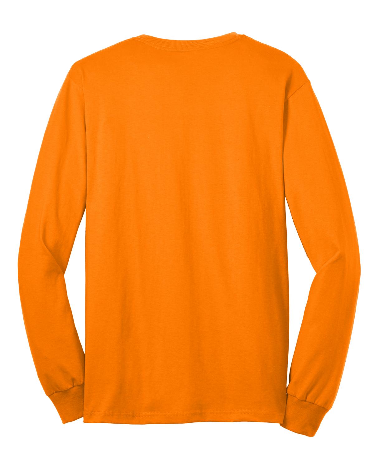 Gildan Ultra Cotton 100% US Cotton Long Sleeve T-Shirt with Pocket 2410