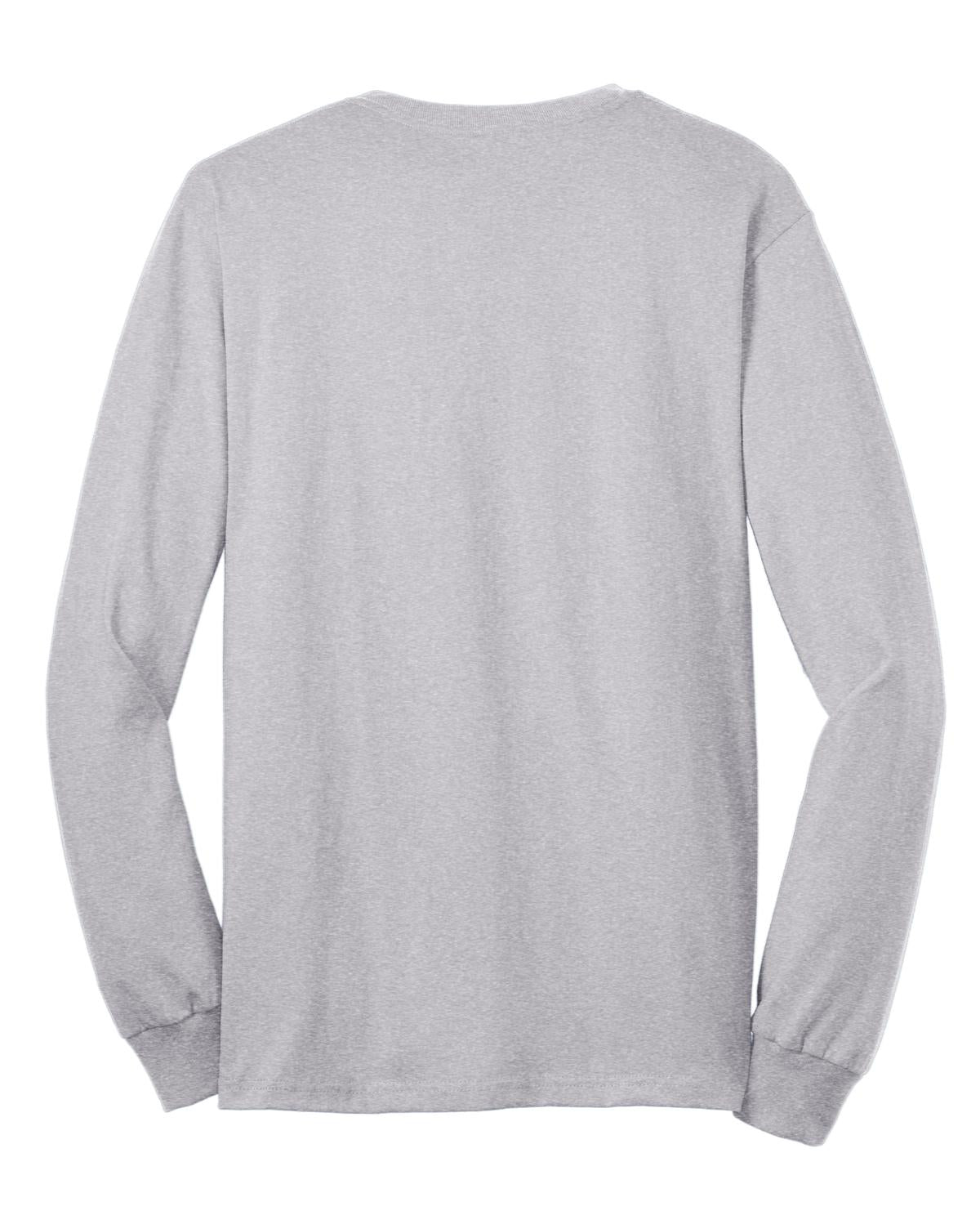 Gildan Ultra Cotton 100% US Cotton Long Sleeve T-Shirt with Pocket 2410