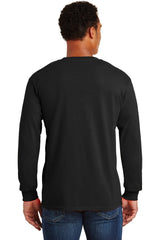 Gildan Ultra Cotton 100% US Cotton Long Sleeve T-Shirt with Pocket 2410
