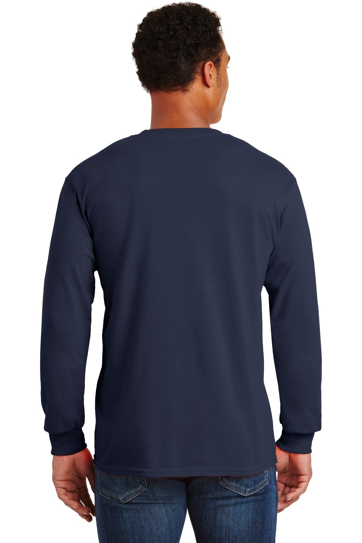Gildan Ultra Cotton 100% US Cotton Long Sleeve T-Shirt with Pocket 2410