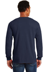 Gildan Ultra Cotton 100% US Cotton Long Sleeve T-Shirt with Pocket 2410