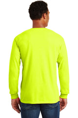 Gildan Ultra Cotton 100% US Cotton Long Sleeve T-Shirt with Pocket 2410