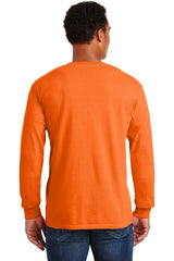 Gildan Ultra Cotton 100% US Cotton Long Sleeve T-Shirt with Pocket 2410