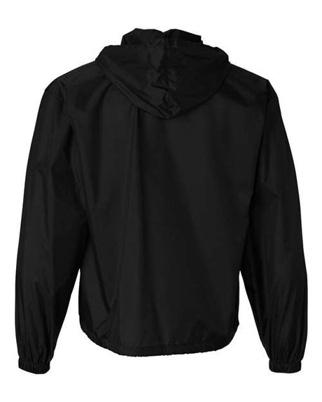 Unisex Packable Half-Zip Hooded Pullover Jacket
