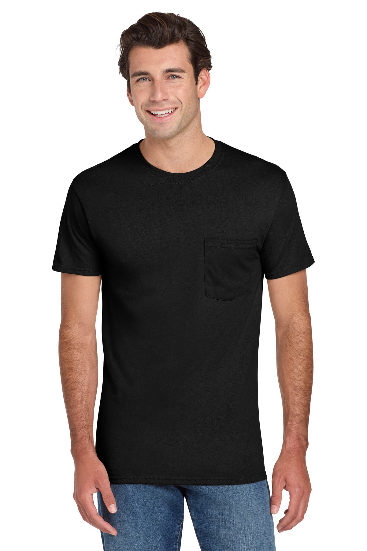 Jerzees Dri-Power 50/50 Cotton/Poly Pocket T-Shirt 29MP