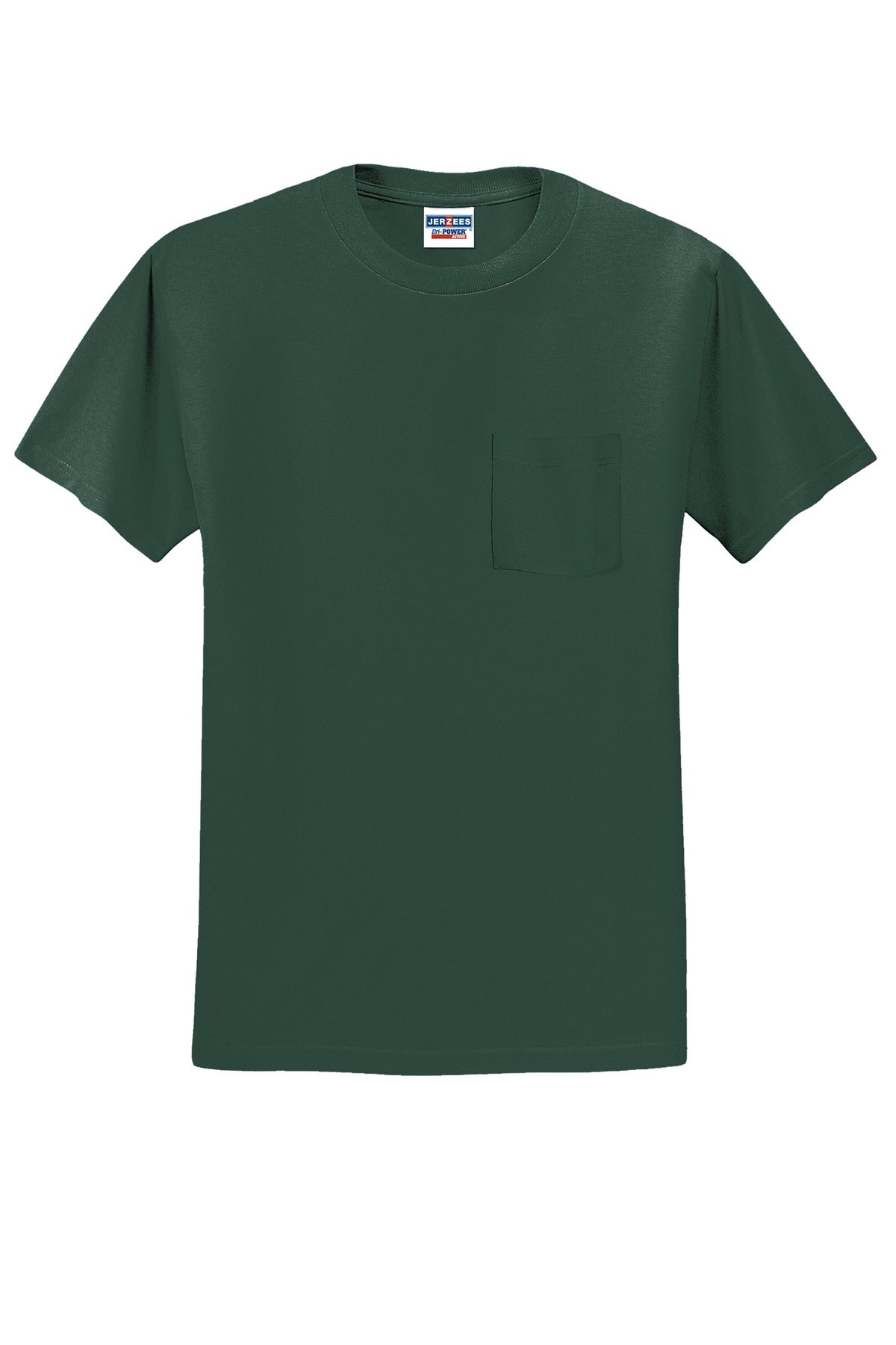 Jerzees Dri-Power 50/50 Cotton/Poly Pocket T-Shirt 29MP