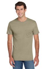 Jerzees Dri-Power 50/50 Cotton/Poly Pocket T-Shirt 29MP