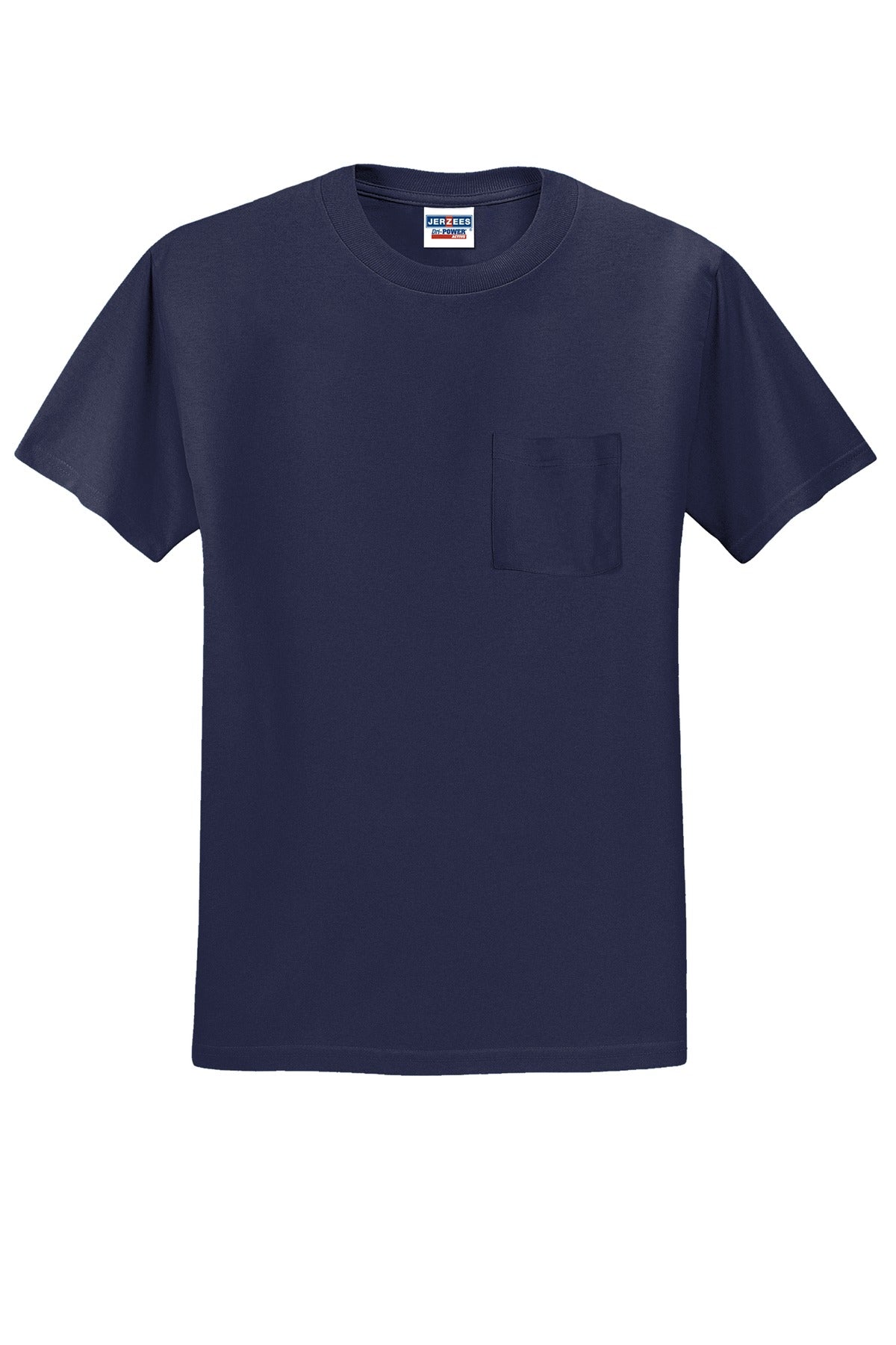 Jerzees Dri-Power 50/50 Cotton/Poly Pocket T-Shirt 29MP