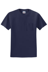 Jerzees Dri-Power 50/50 Cotton/Poly Pocket T-Shirt 29MP