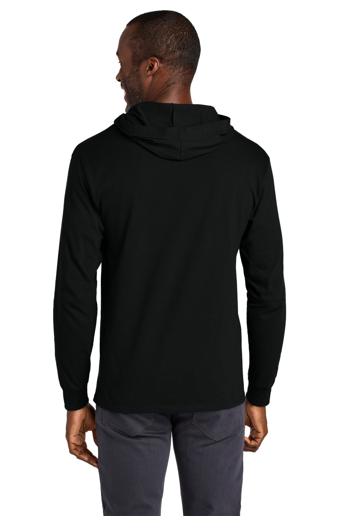 Jerzees Classics Unisex Cotton Long Sleeve Hooded T-Shirt 363LH