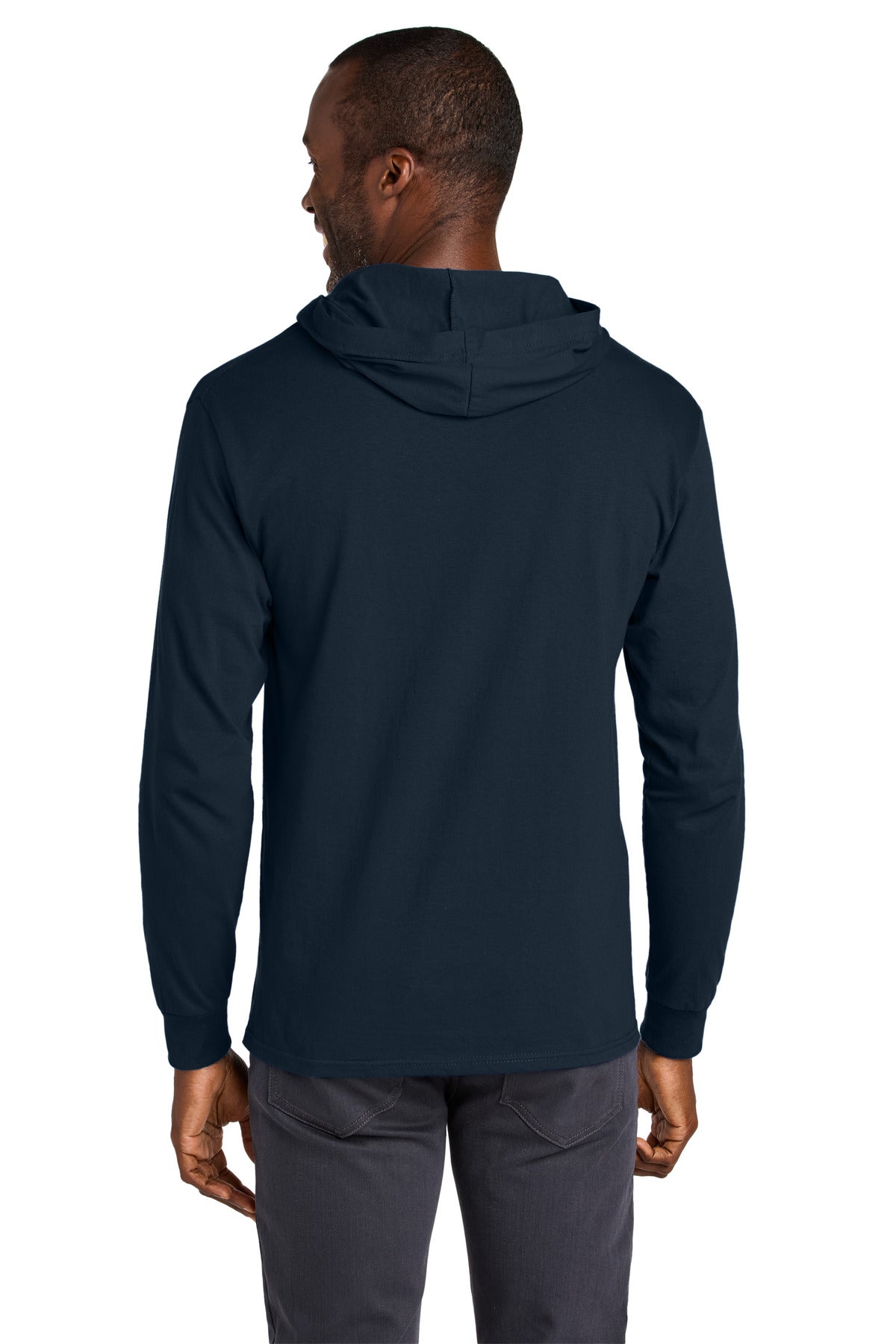 Jerzees Classics Unisex Cotton Long Sleeve Hooded T-Shirt 363LH