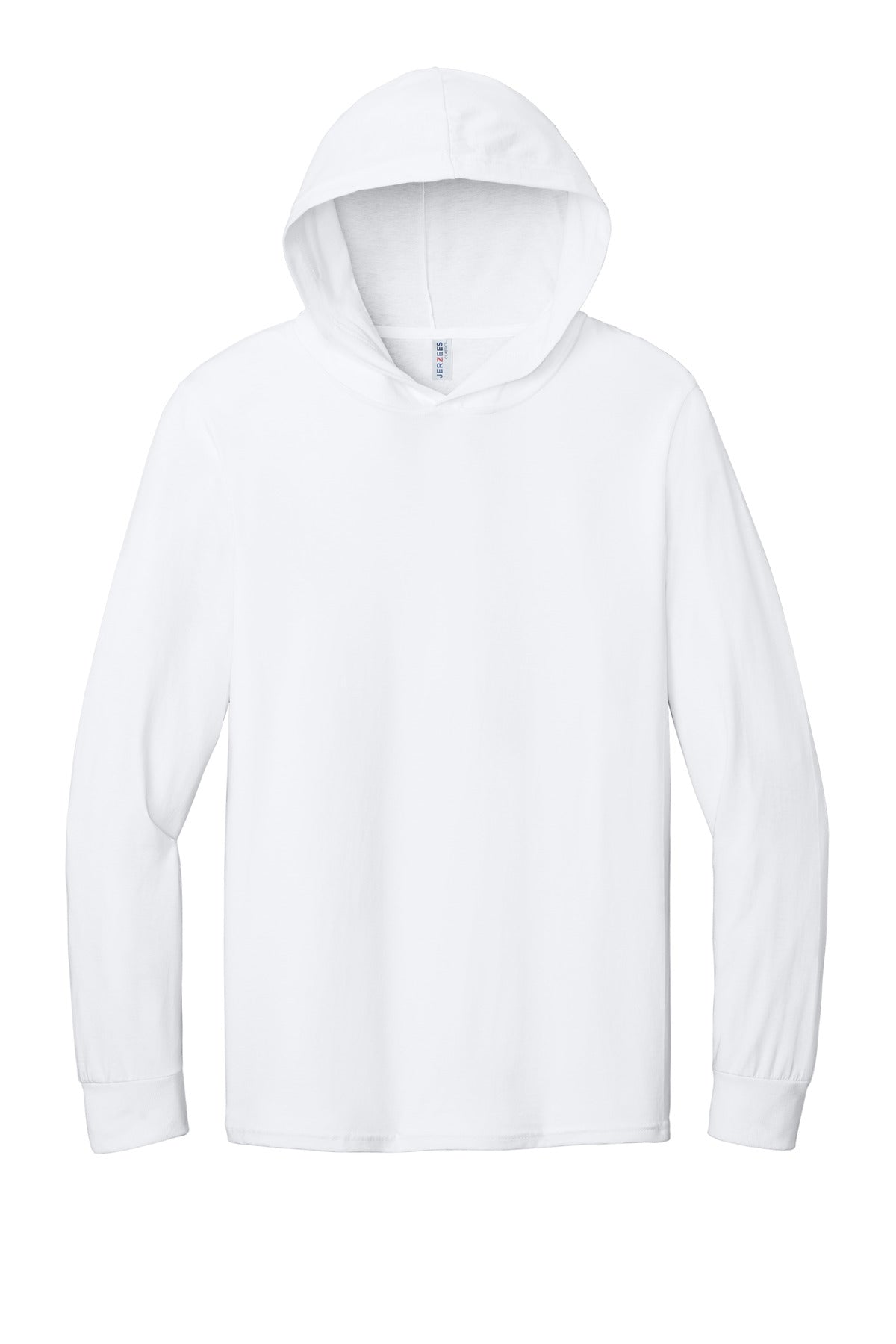Jerzees Classics Unisex Cotton Long Sleeve Hooded T-Shirt 363LH