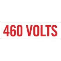 460 Volts Electrical Safety Sign