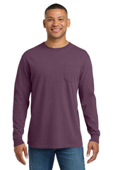COMFORT COLORS  Heavyweight Ring Spun Long Sleeve Pocket Tee 4410