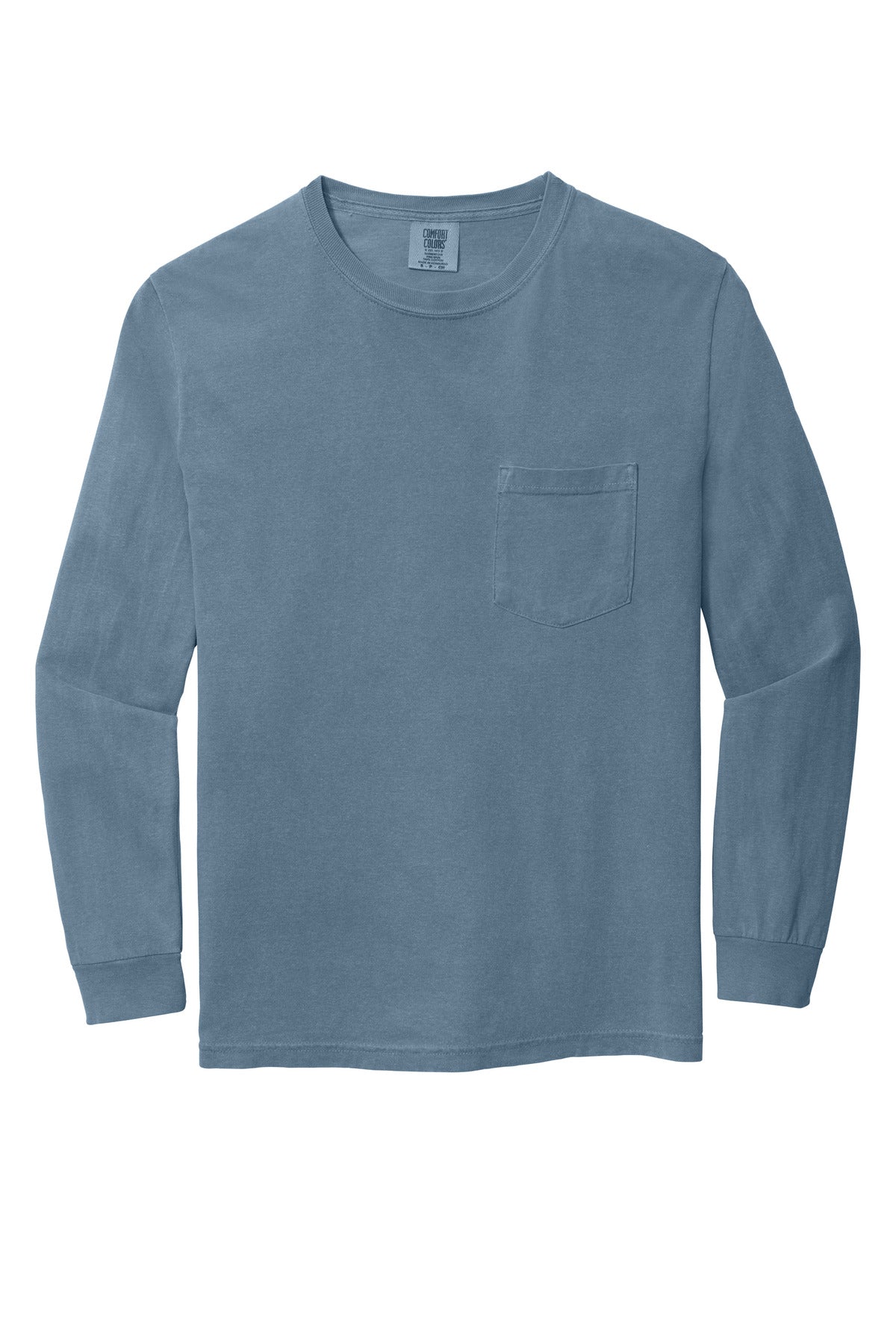 COMFORT COLORS  Heavyweight Ring Spun Long Sleeve Pocket Tee 4410