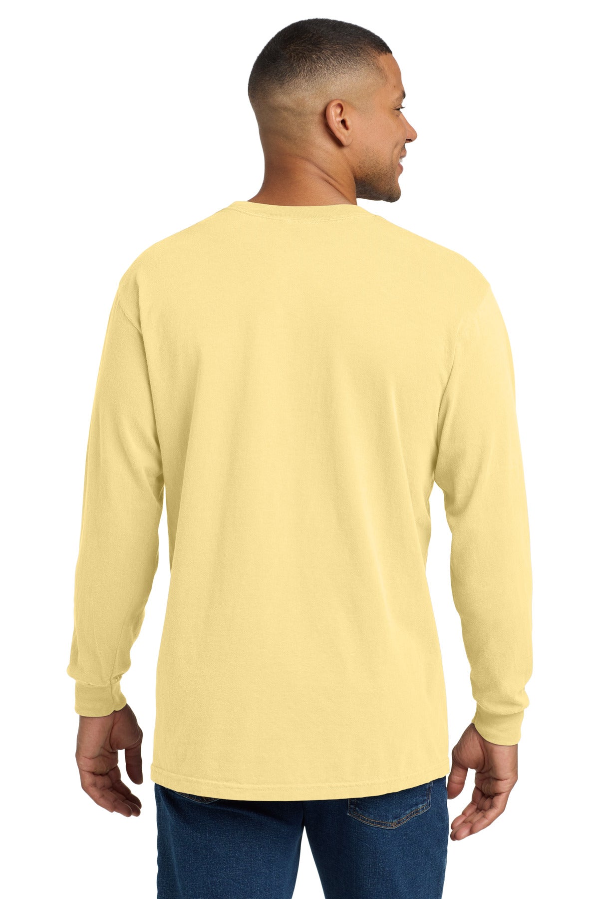 COMFORT COLORS  Heavyweight Ring Spun Long Sleeve Pocket Tee 4410