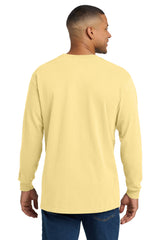 COMFORT COLORS  Heavyweight Ring Spun Long Sleeve Pocket Tee 4410