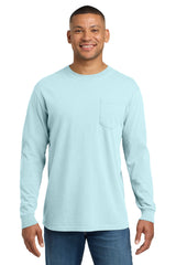 COMFORT COLORS  Heavyweight Ring Spun Long Sleeve Pocket Tee 4410