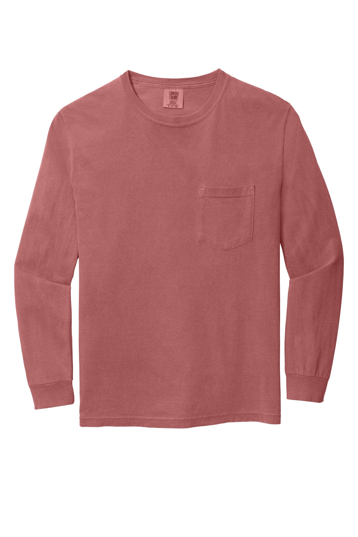 COMFORT COLORS  Heavyweight Ring Spun Long Sleeve Pocket Tee 4410