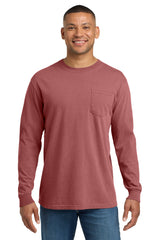 COMFORT COLORS  Heavyweight Ring Spun Long Sleeve Pocket Tee 4410