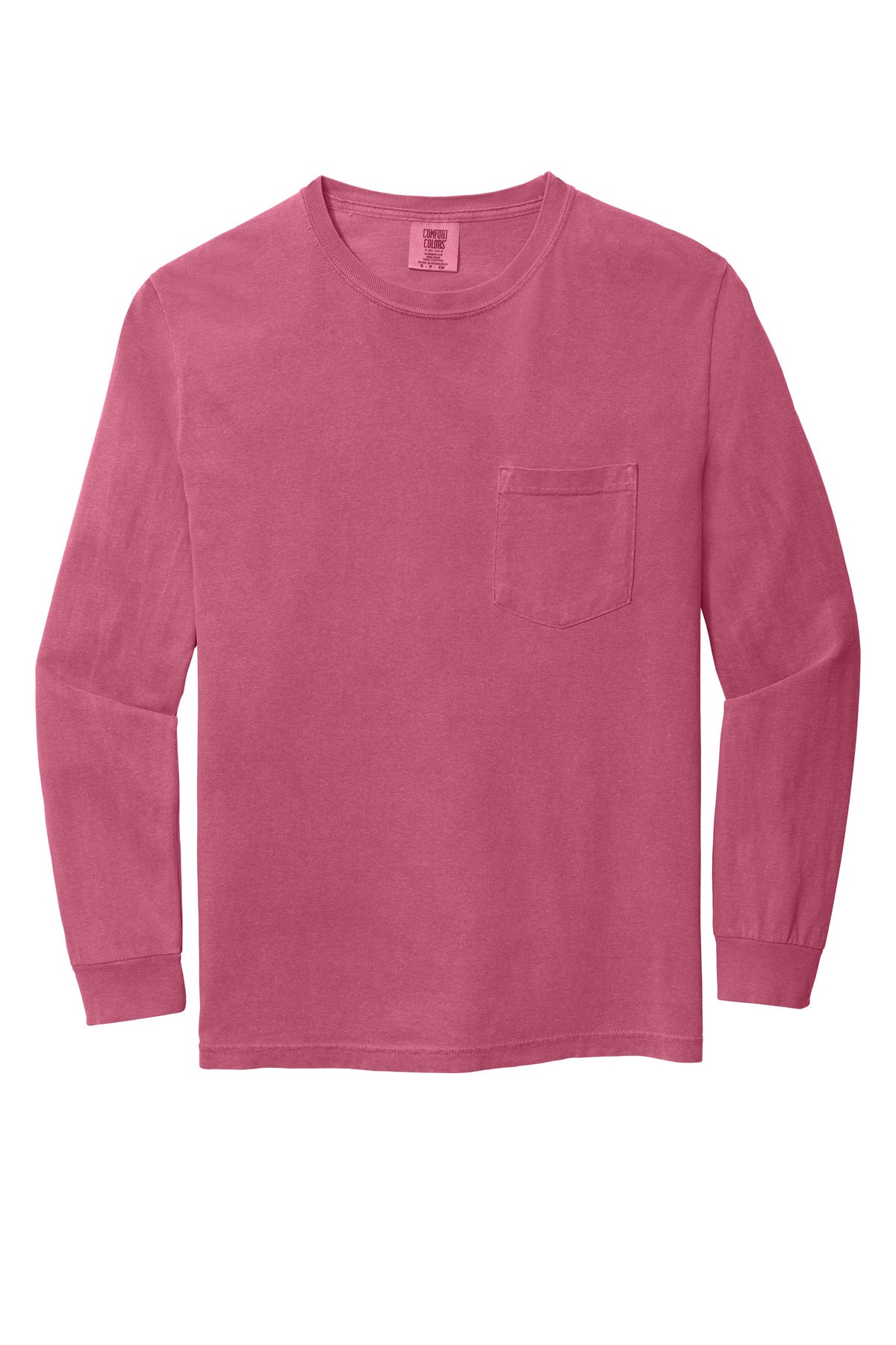 COMFORT COLORS  Heavyweight Ring Spun Long Sleeve Pocket Tee 4410