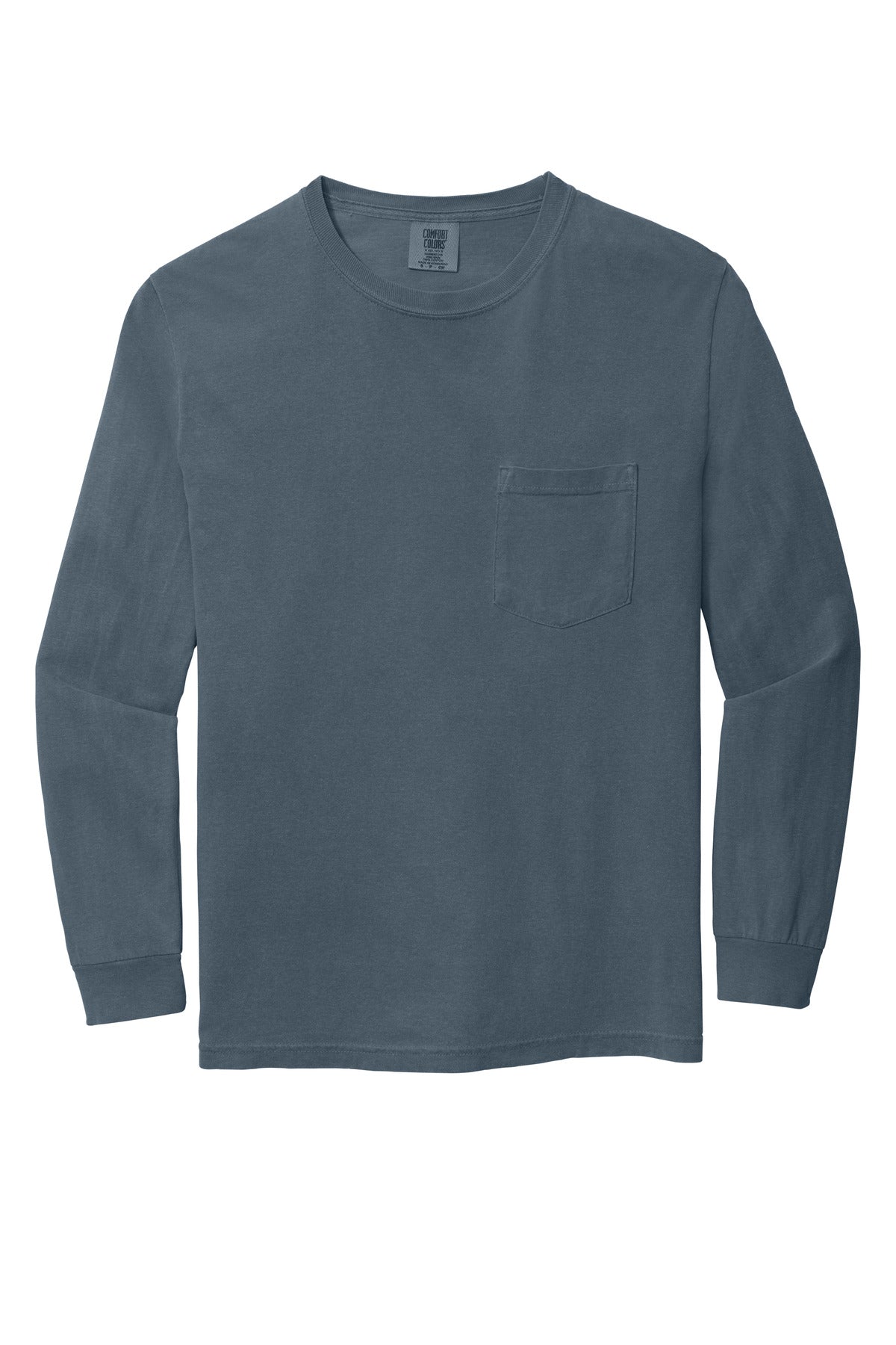 COMFORT COLORS  Heavyweight Ring Spun Long Sleeve Pocket Tee 4410