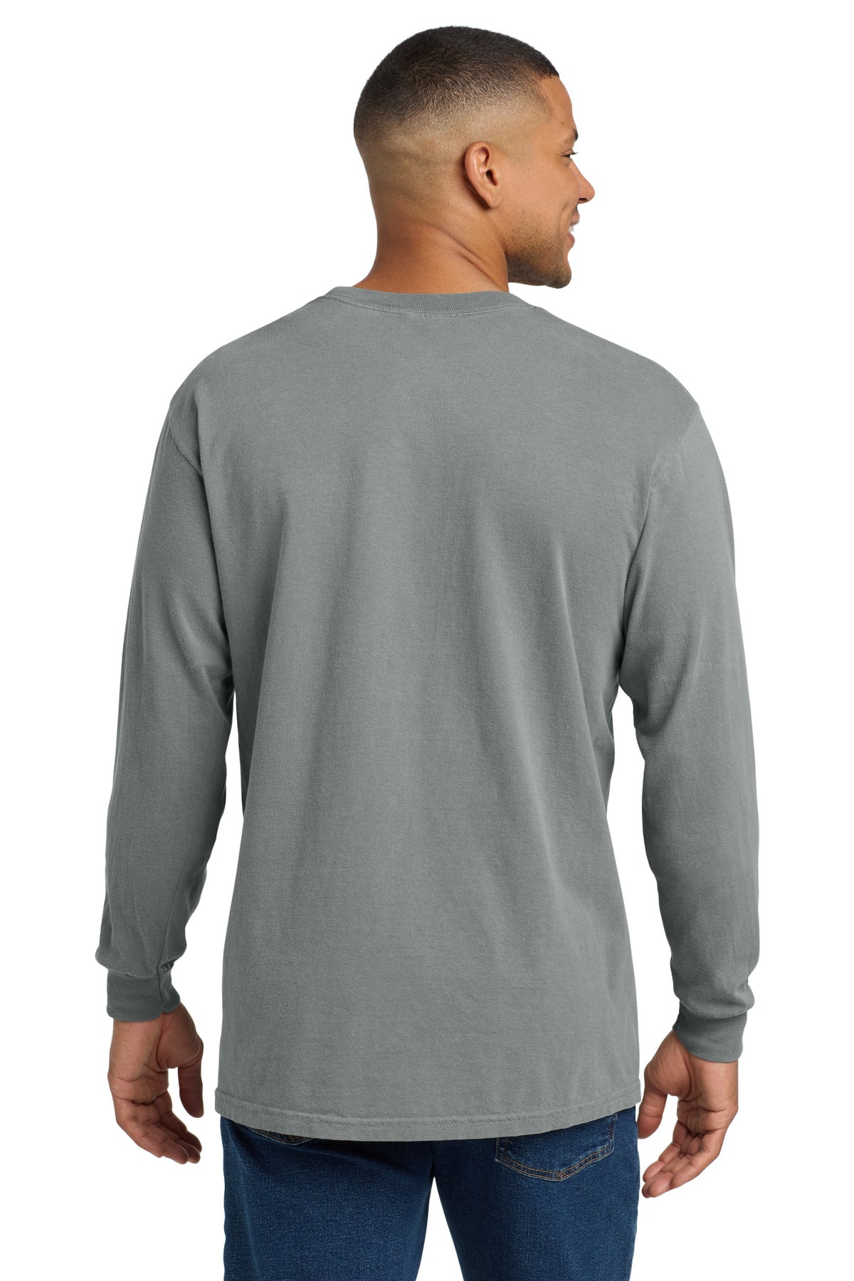 COMFORT COLORS  Heavyweight Ring Spun Long Sleeve Pocket Tee 4410