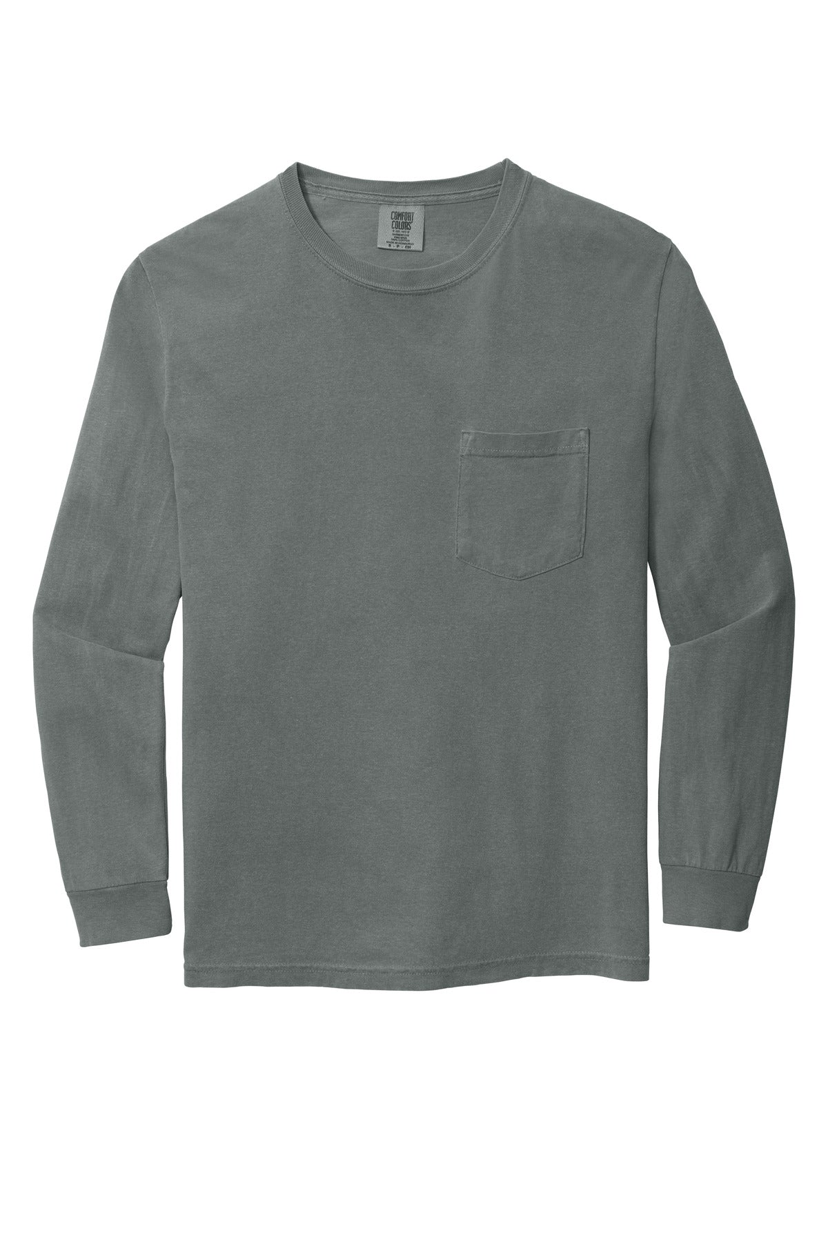 COMFORT COLORS  Heavyweight Ring Spun Long Sleeve Pocket Tee 4410