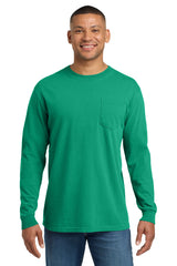 COMFORT COLORS  Heavyweight Ring Spun Long Sleeve Pocket Tee 4410