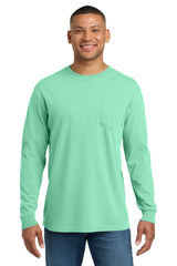 COMFORT COLORS  Heavyweight Ring Spun Long Sleeve Pocket Tee 4410