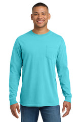 COMFORT COLORS  Heavyweight Ring Spun Long Sleeve Pocket Tee 4410